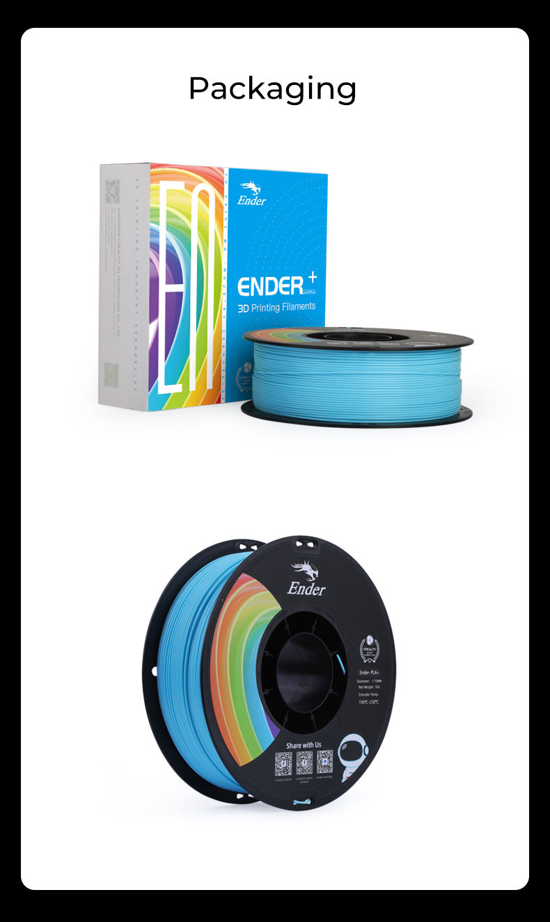 Miniatura: Ender-PLA+ 1.75mm 1Kg Creality