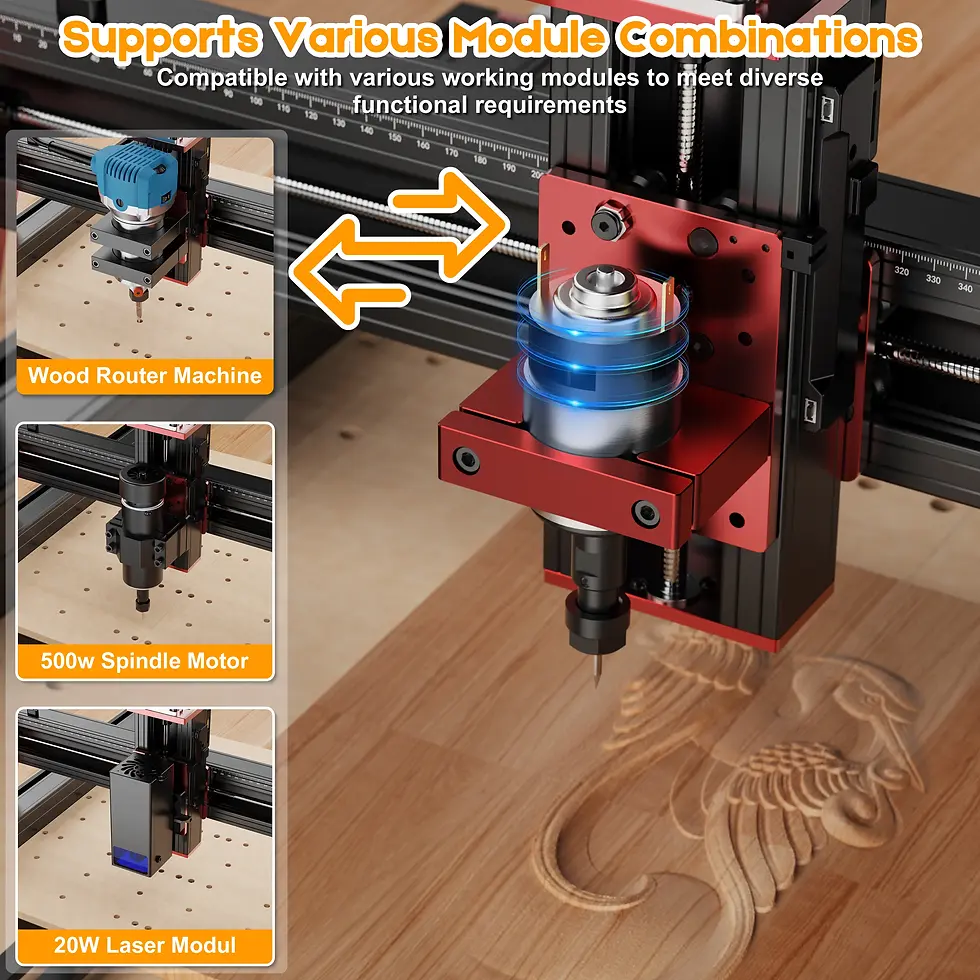 Miniatura: Cortador Router CNC TwoTrees TTC 450 Pro