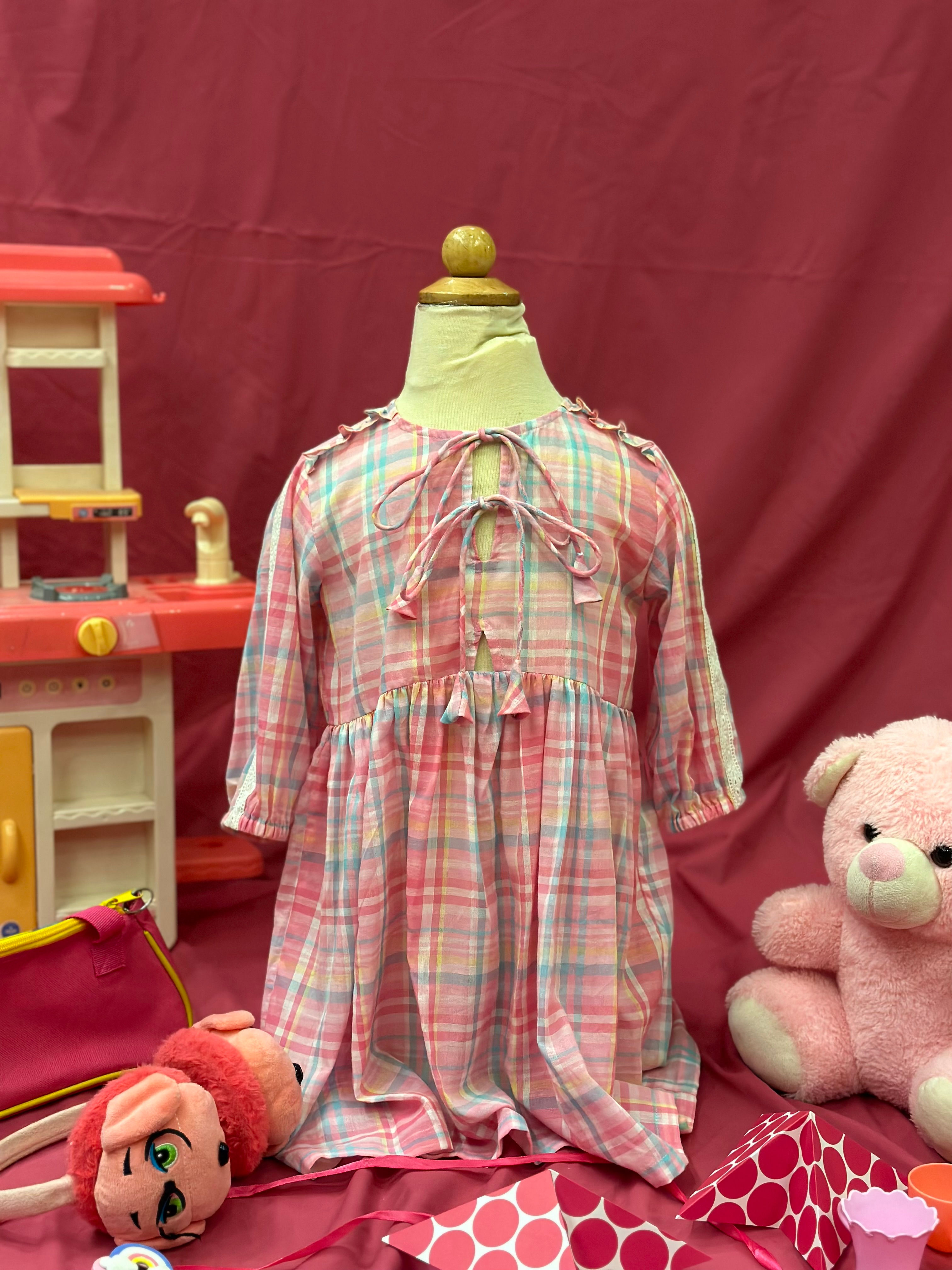 'Dress up dream big' Tie up dress