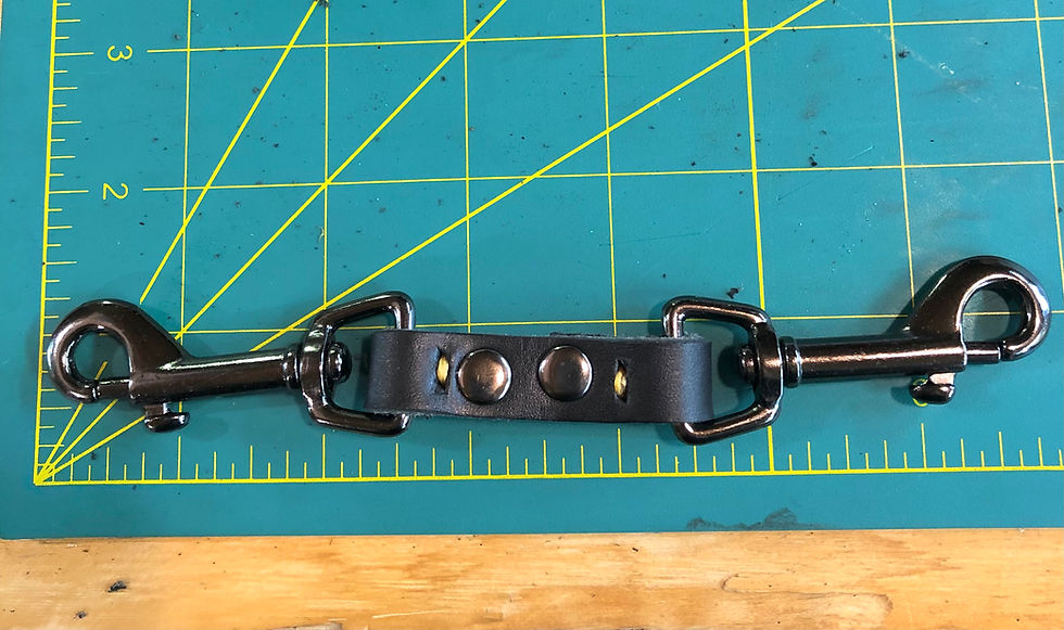 Thumbnail: Leather Prong / Martingale Collar Safety Backup