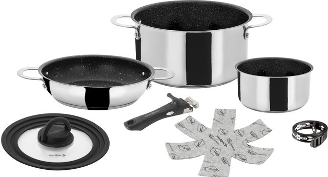 Kochtopfset BRUNNER Popote Academy Vacum 5+1 / D22cm