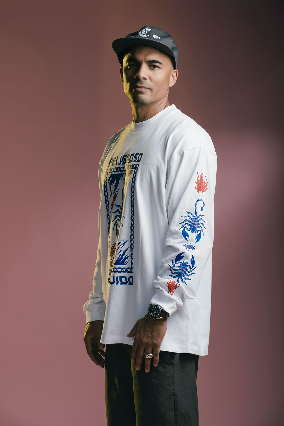 Miniatura: T-Shirt Long Sleeve / S / White Scorpion