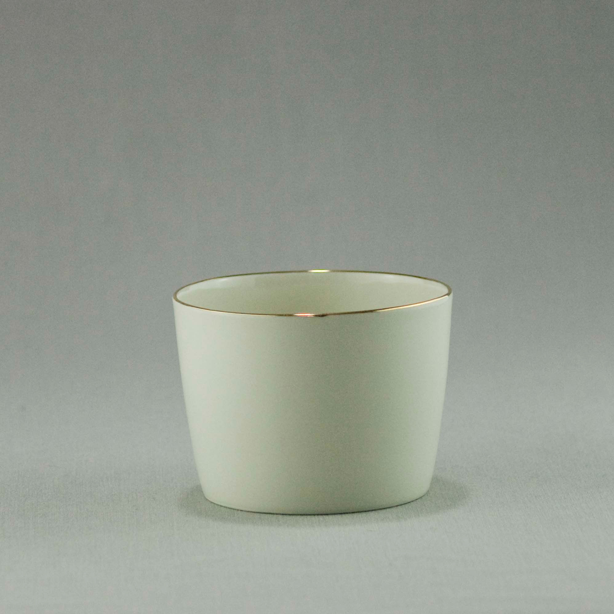 Trinkschale goldrim groß