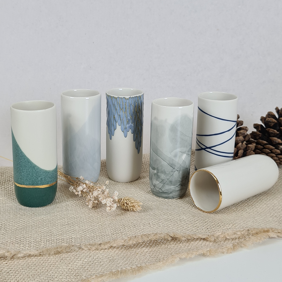 Miniaturbild: Vase nebelblau