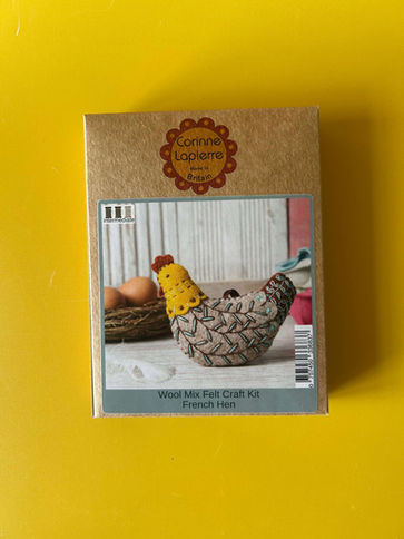 Wool Mix Felt Craft Kit: Patchwork Hen