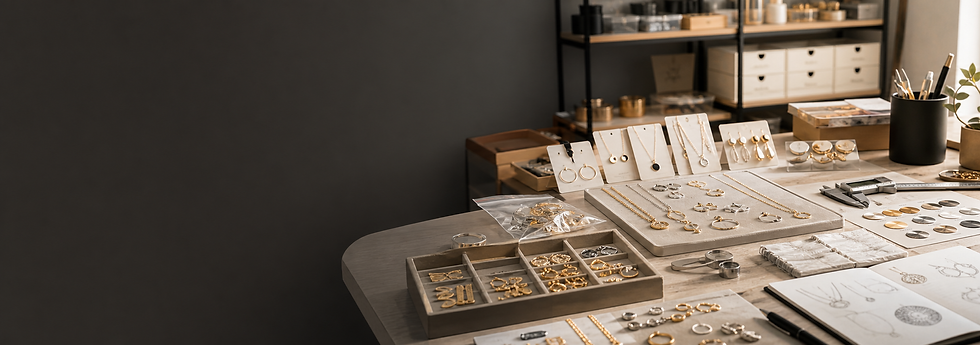 Custom jewelry manufacturer workbench for boutique and online brand production