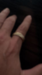 Thumbnail: Solid Gold Eternity Breaker Diamond Ring 10kt. - 24kt. • Band •