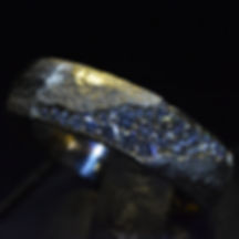 Solid Gold Eternity Breaker Diamond Ring 10kt. - 24kt. • Band •