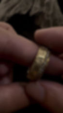 Thumbnail: Solid Gold Diamond Molten Fire Forged Ring 10kt. - 24kt. • Band • #71