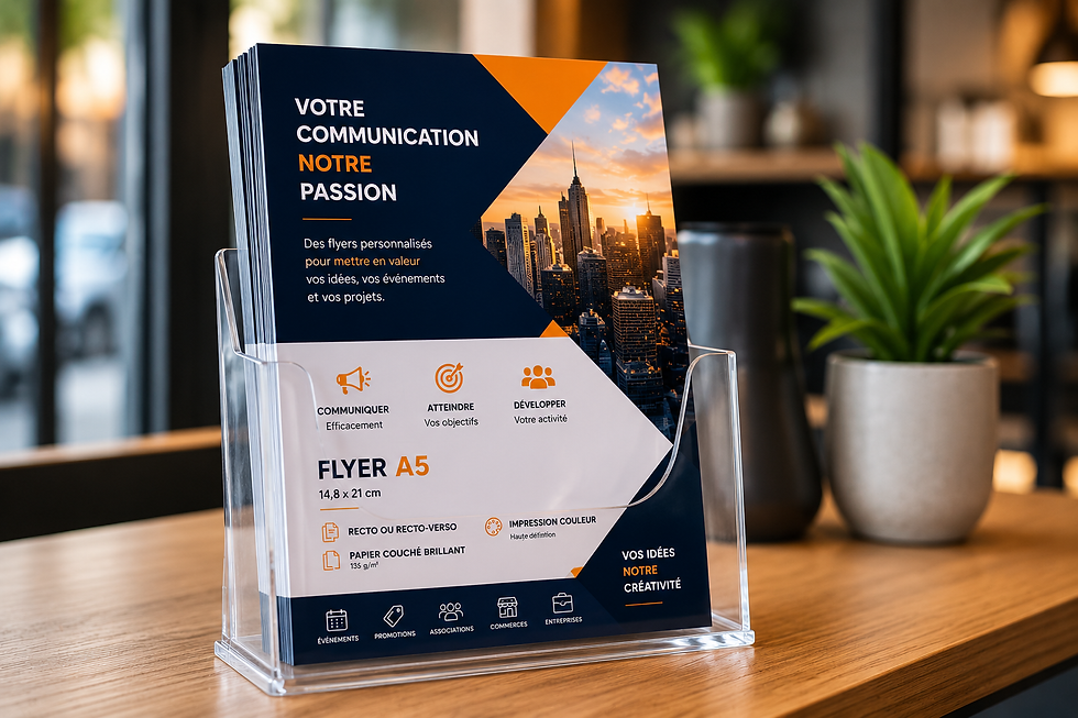 Miniature : Flyer A5 135g couché brillant