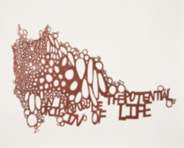 Ilana Halperin / Air Bubble / Woodblock Print
