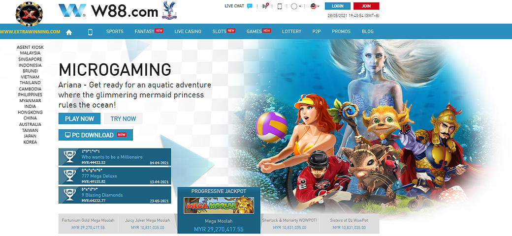 w88 slot games malaysia singapore indonesia brunei vietnam thailand india myanmar hongkong china australia
