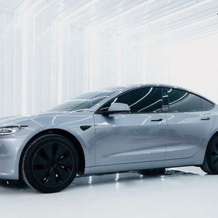 Tesla Model 3 Performance full body PPF installation at WRAPTOR Thailand