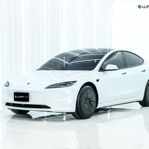 Tesla Model 3 Premium full body PPF installation at WRAPTOR Thailand