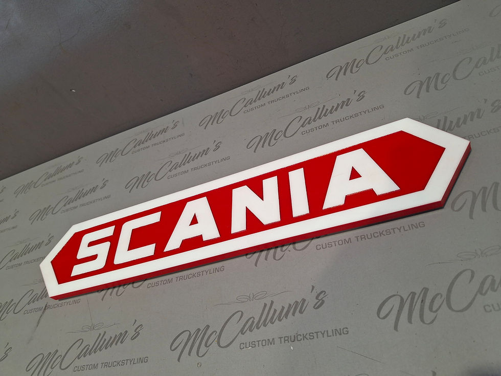 Thumbnail: Grill Plaque Badge(Scania)