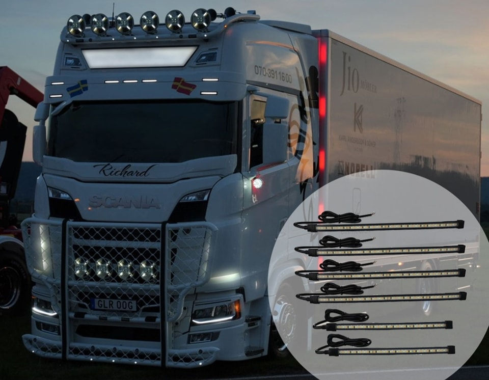 Thumbnail: Ledson Dirt Deflector Led Lights Amber/White