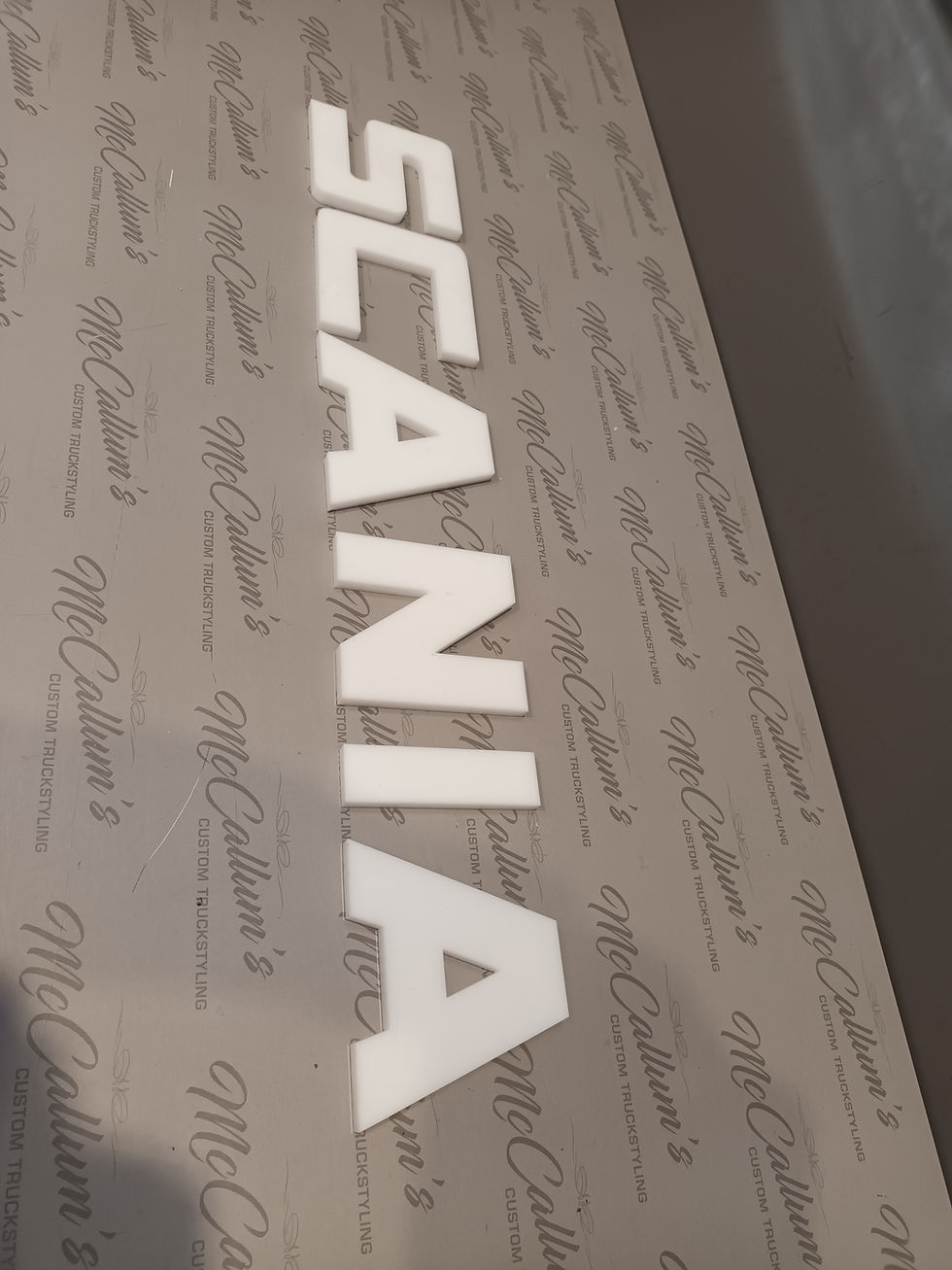 Thumbnail: Acrylic Old Style Scania Letters