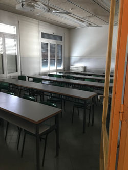 Una aula de l'escola