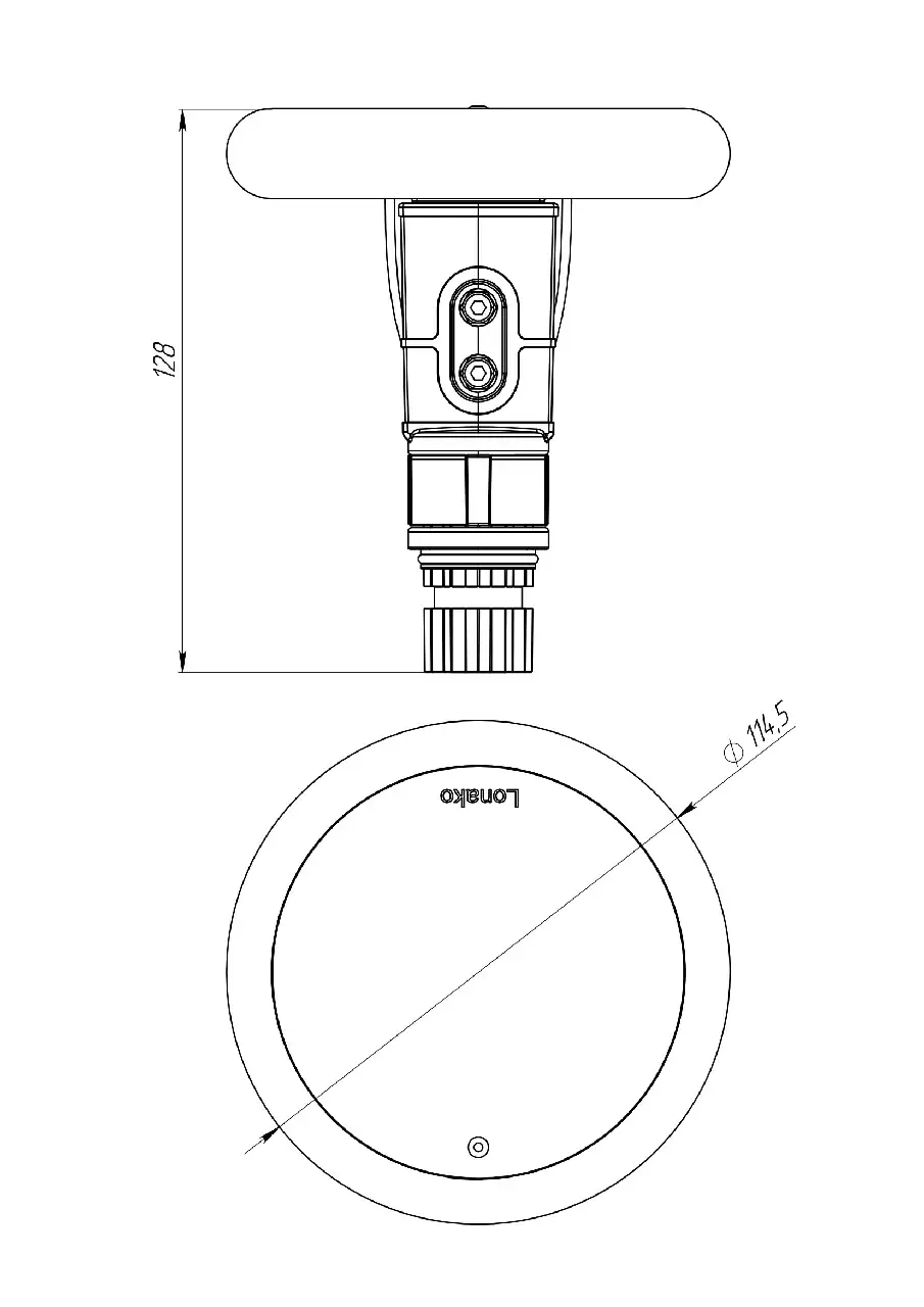 Трикольоровий навігаційний вогонь BORIKA FASTen LFс001 LONAKO з поворотним тримачем Lf001
