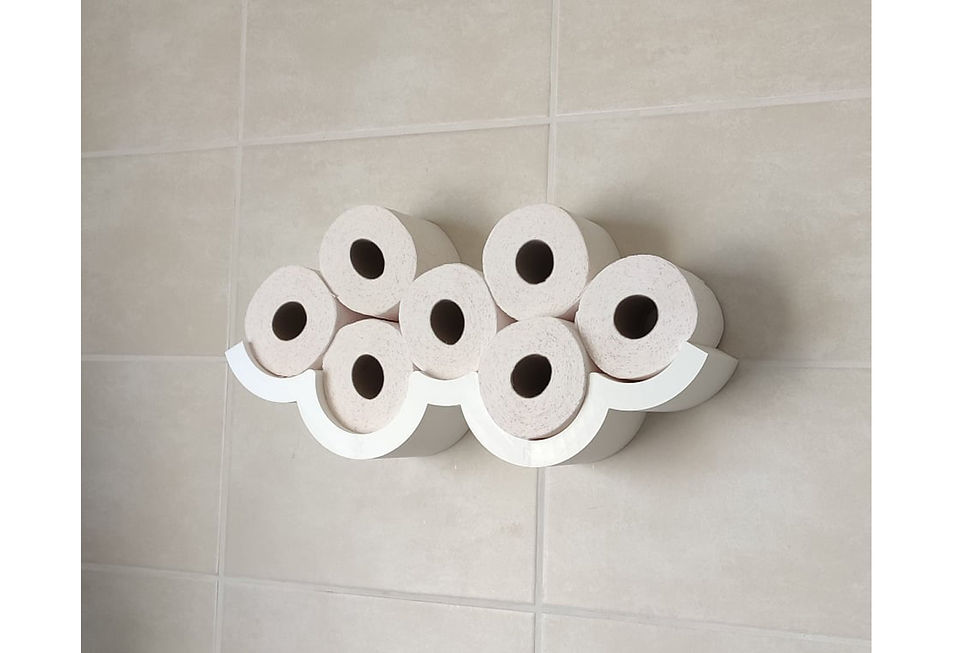 3D Tuvalet Kağıdı Raf