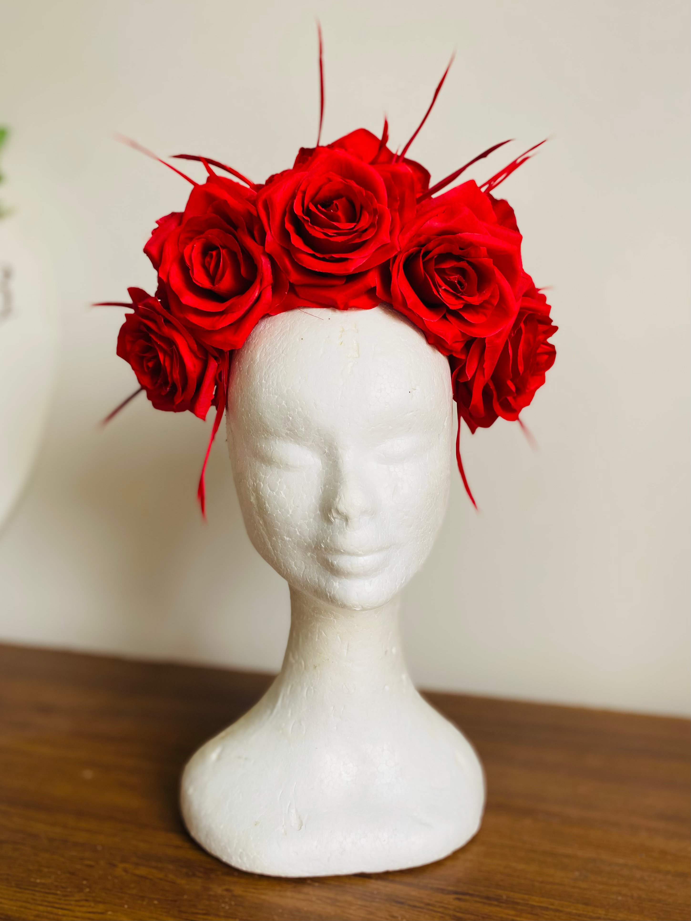Large Rose Fascinator