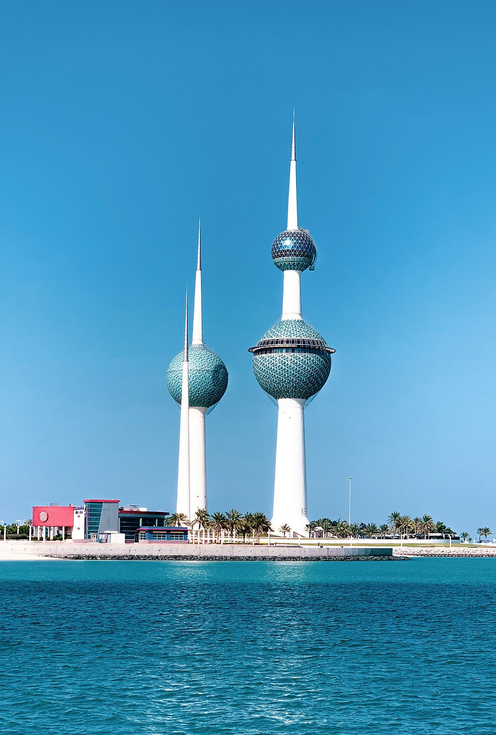 Kuwait Towers | Photo by Masrur Rahman on Unsplash