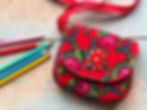Thumbnail: Children’s red folk pattern bag