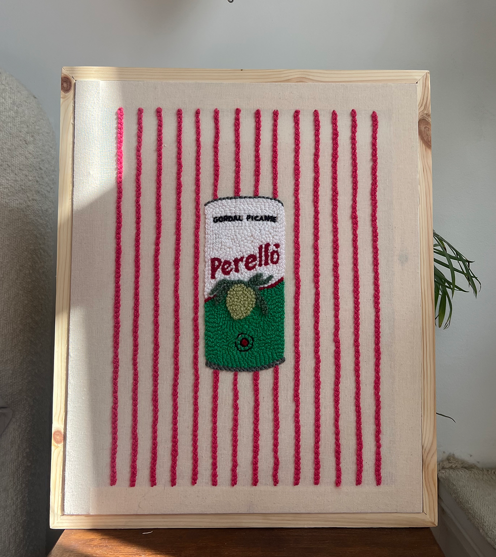 Thumbnail: Perello olives tufted wall art