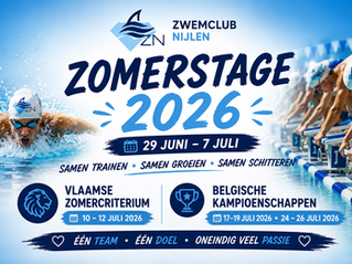Onvergetelijke Zomerstage en Kampioenschappen! ☀️🏊‍♂️