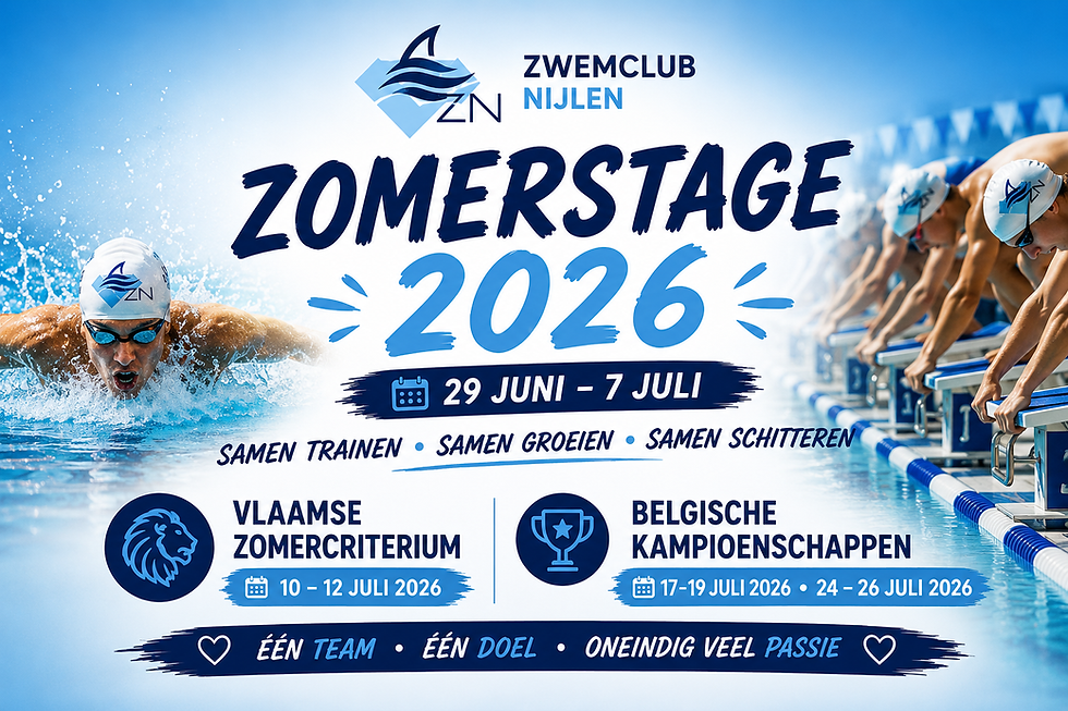 Onvergetelijke Zomerstage en Kampioenschappen! ☀️🏊‍♂️