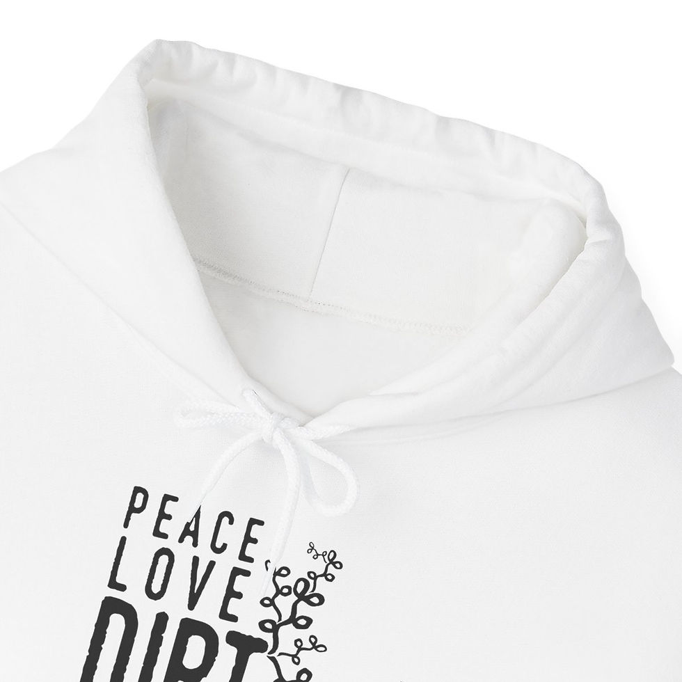 Thumbnail: Peace Love Dirt Women's Heavy Blend Hooded Sweatshirt | Classic Logo
