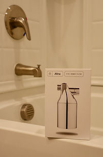 Product shot of an Afina water filter