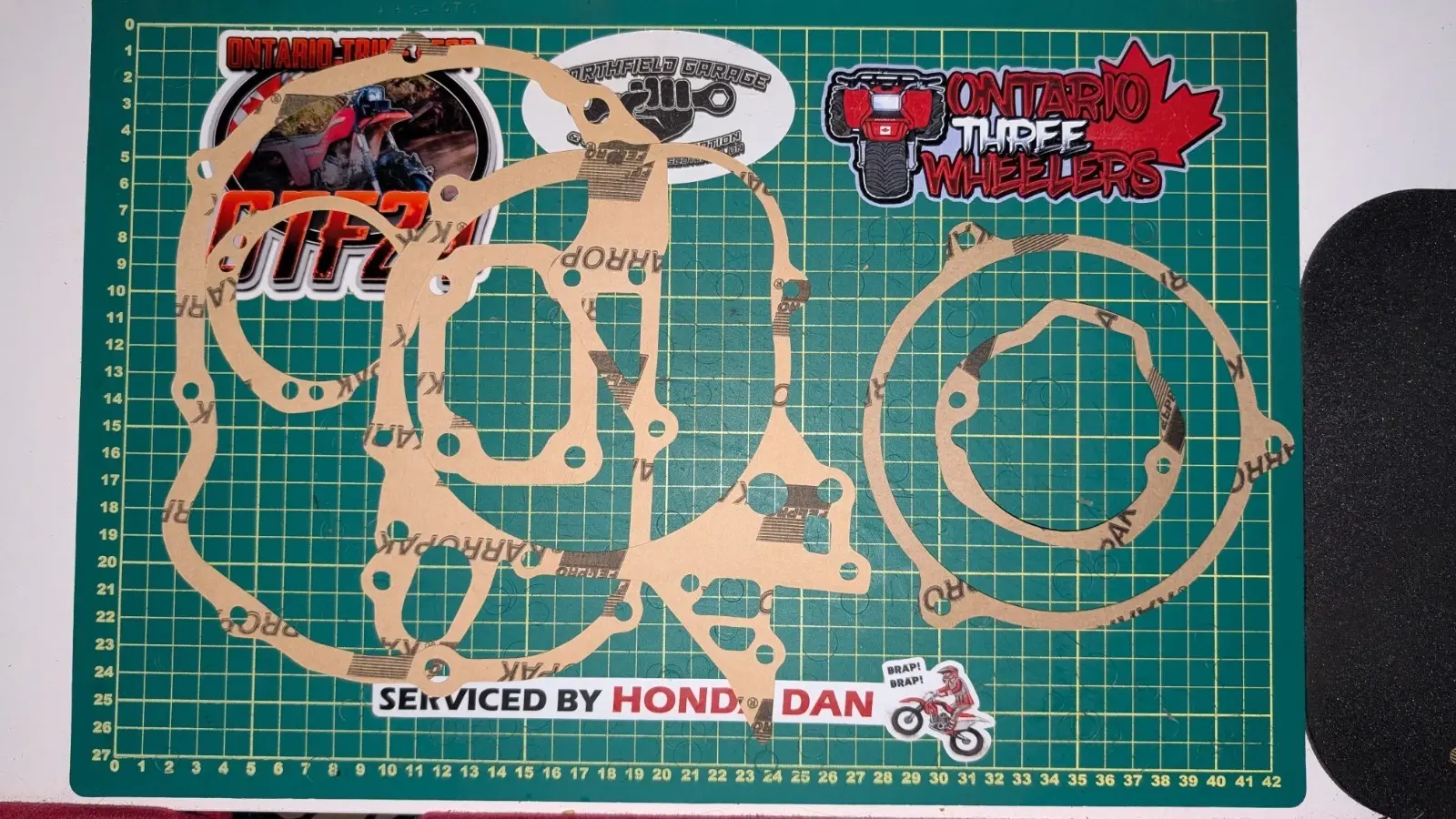 Honda ATC110 Gasket Kit 6pcs Clutch Recoil Stator Valve Cover CDI Fits 1979-84