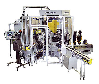 Accu cut diamond tool honing bore sizing machine 6 spindle
