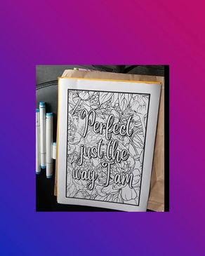 Embracing Self-Love: The Healing Power of Colouring and Affirmations