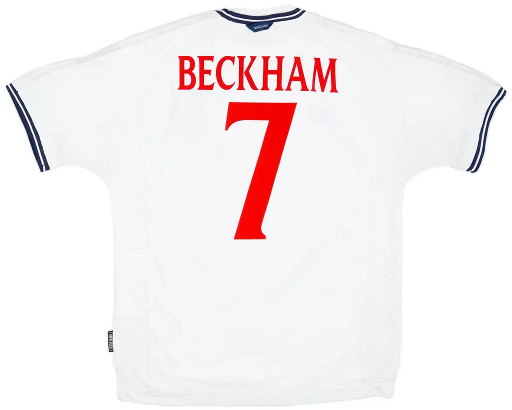 England 1999-01 Home (Beckham) #7 - 10/10 (2XL)