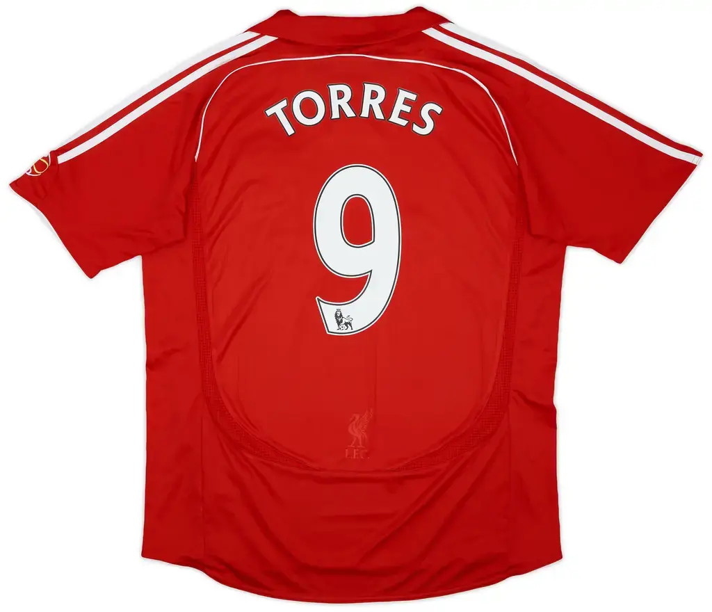 Liverpool 2006-08 Home (Torres) #9 - 10/10 (L)