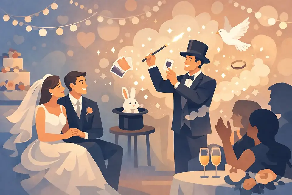 Why a Magic Show for Wedding Reception Works