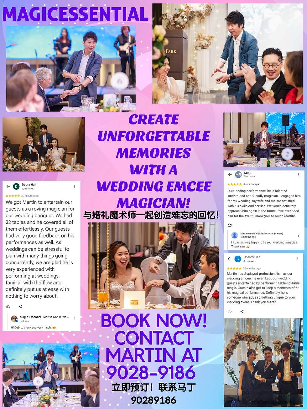 Wedding Emcee Singapore