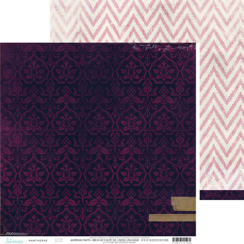 Hawthorne Velvet Cardstock Scrappers Cove