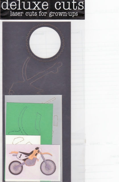 Dirt Bike Laser Cut Shape