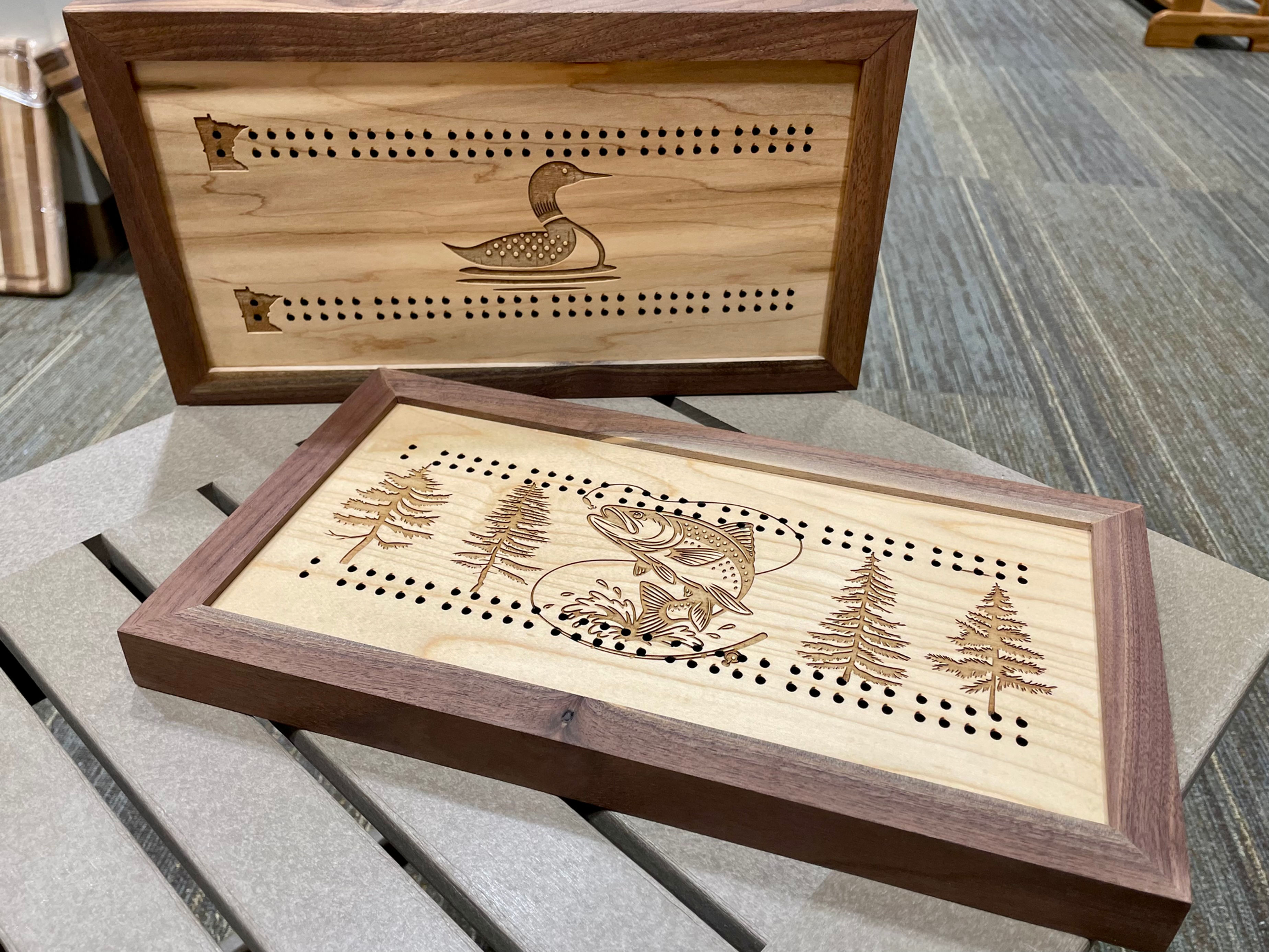 Customizable Cribbage Boards