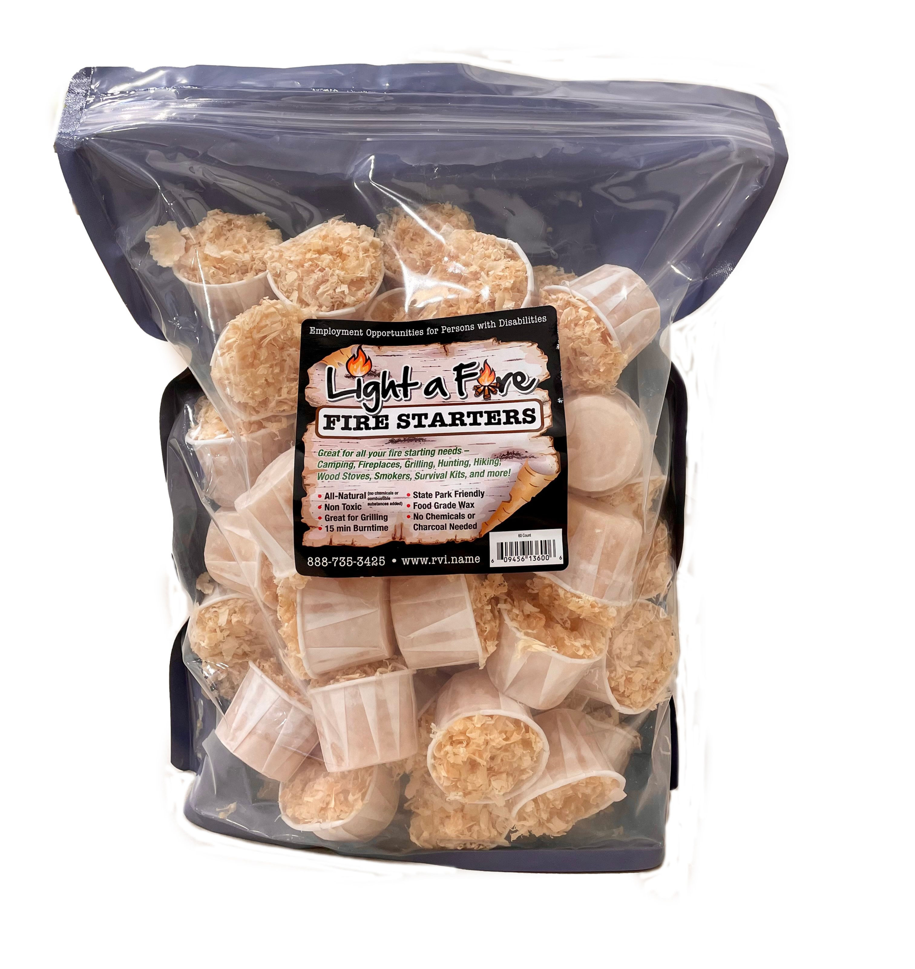 Fire Starters 60 count bag