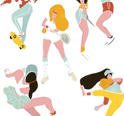 Las niñas deportivo
