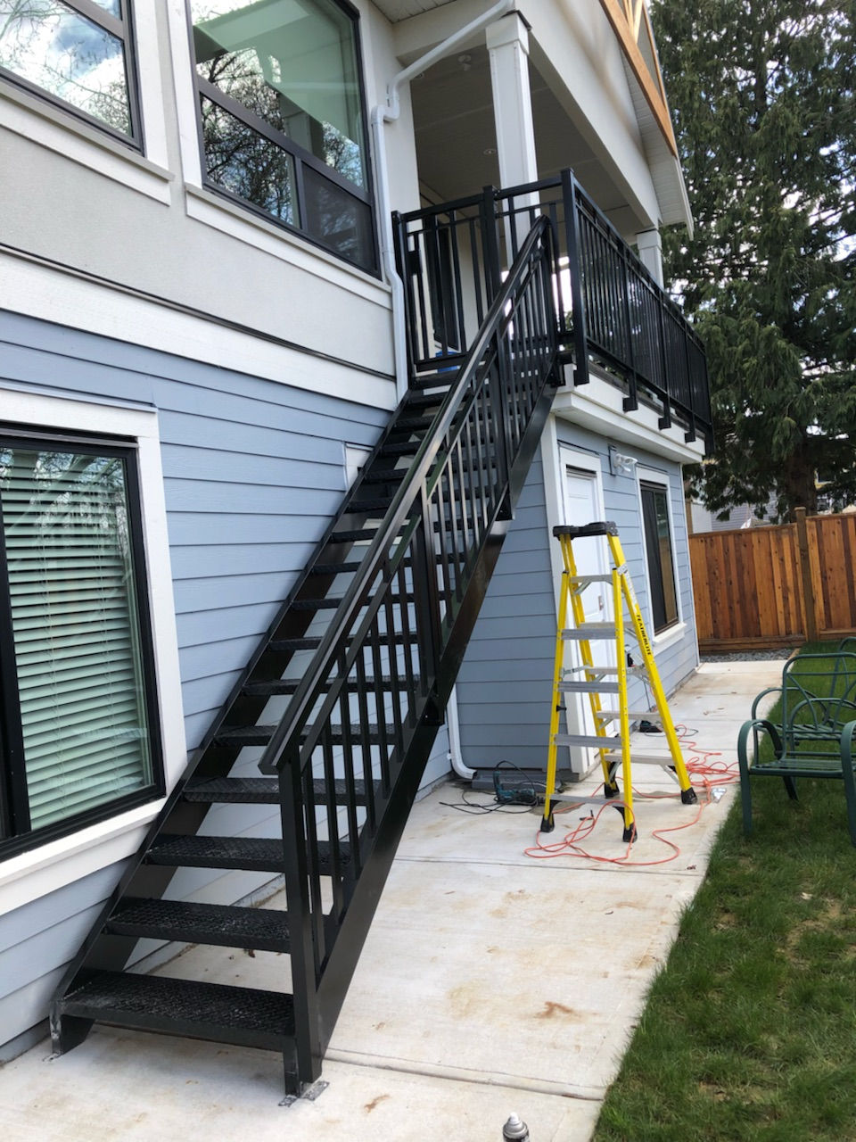 Thumbnail: 42" Checker Plate Stairs