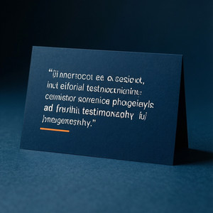 Client Testimonial Display