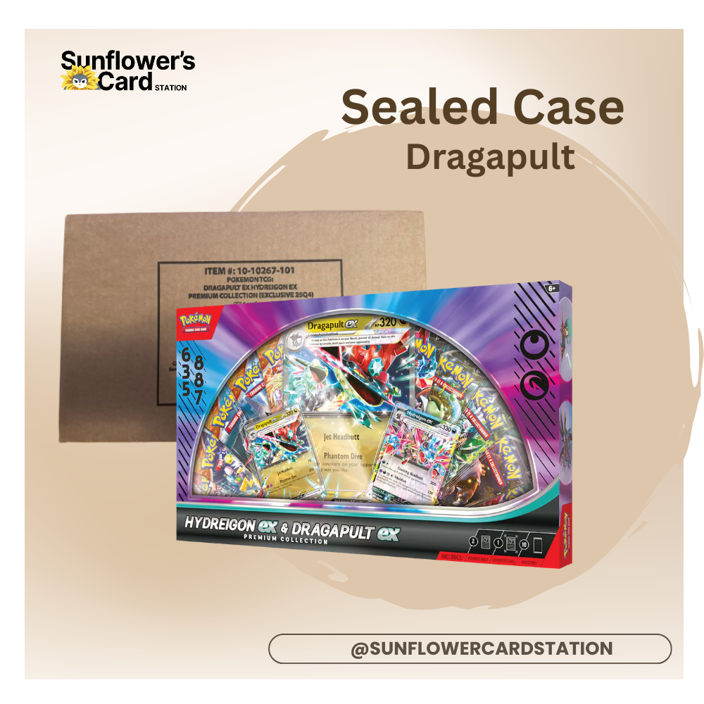 Hydreigon ex & Dragapult ex Premium Collection (Sealed Case x6)
