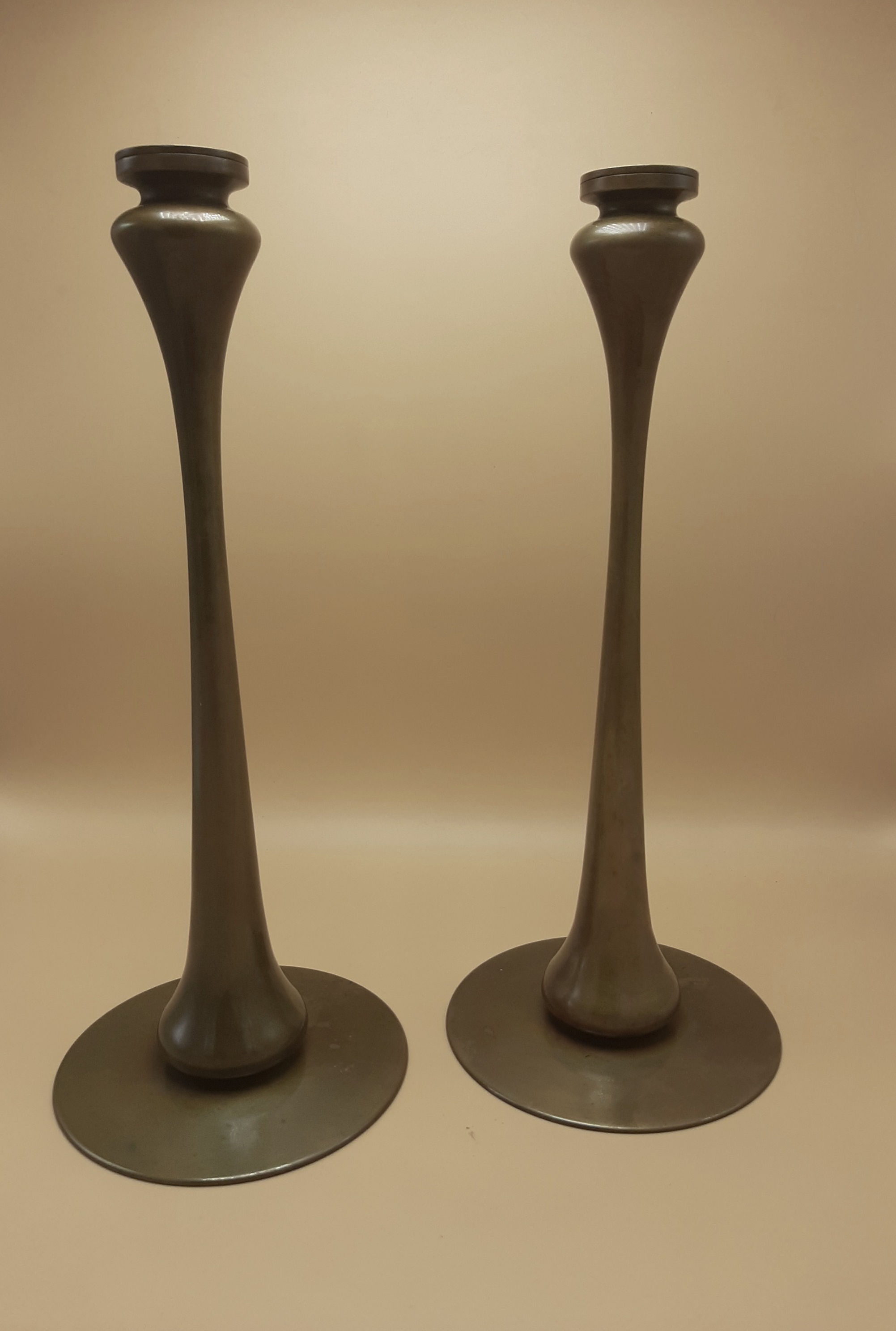 Michael Adams 1995 Candlesticks with Bobeches