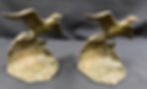 Thumbnail: Bronze Bookends, Sea Bird on a Wave
