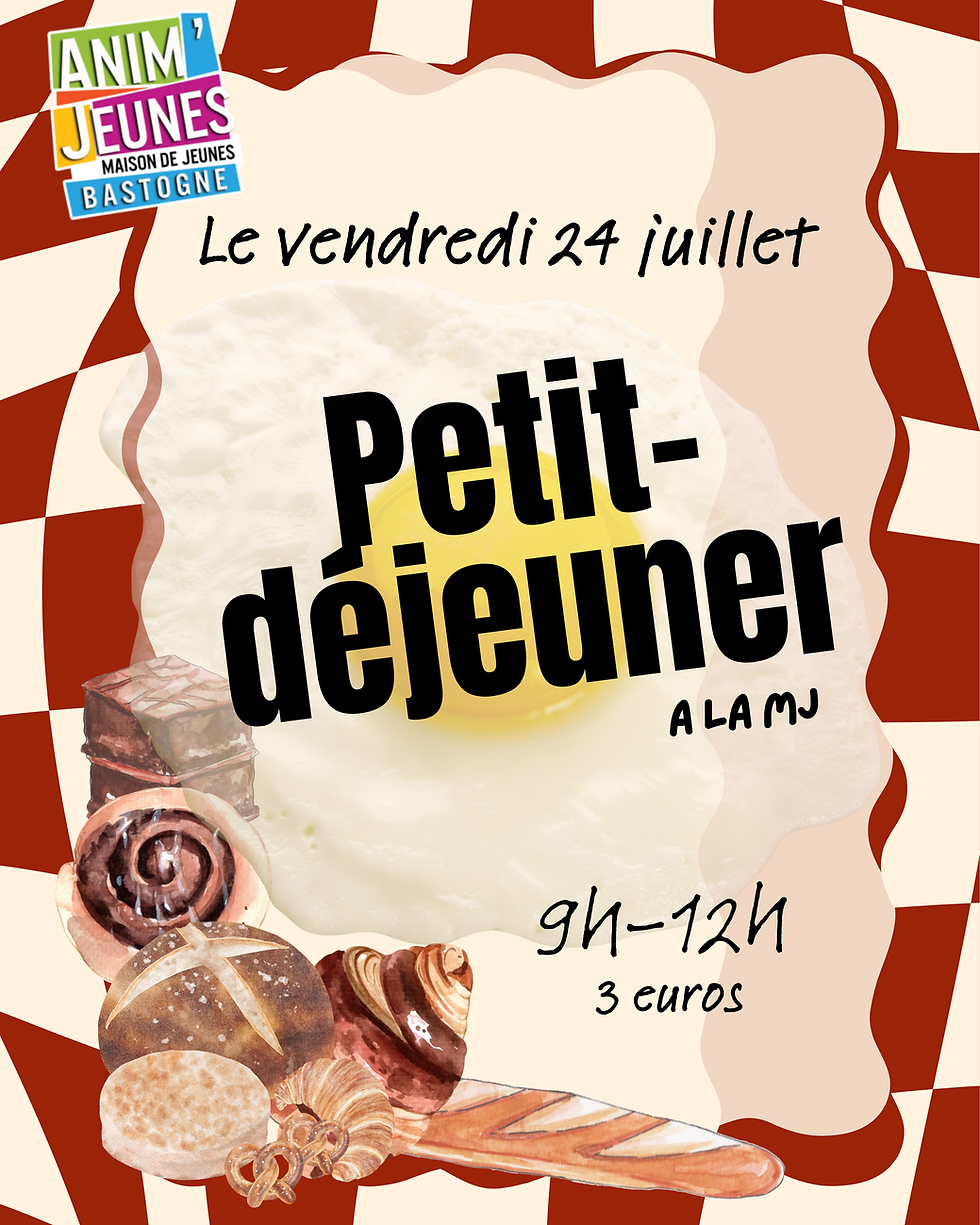 Petit déjeuner à la MJ